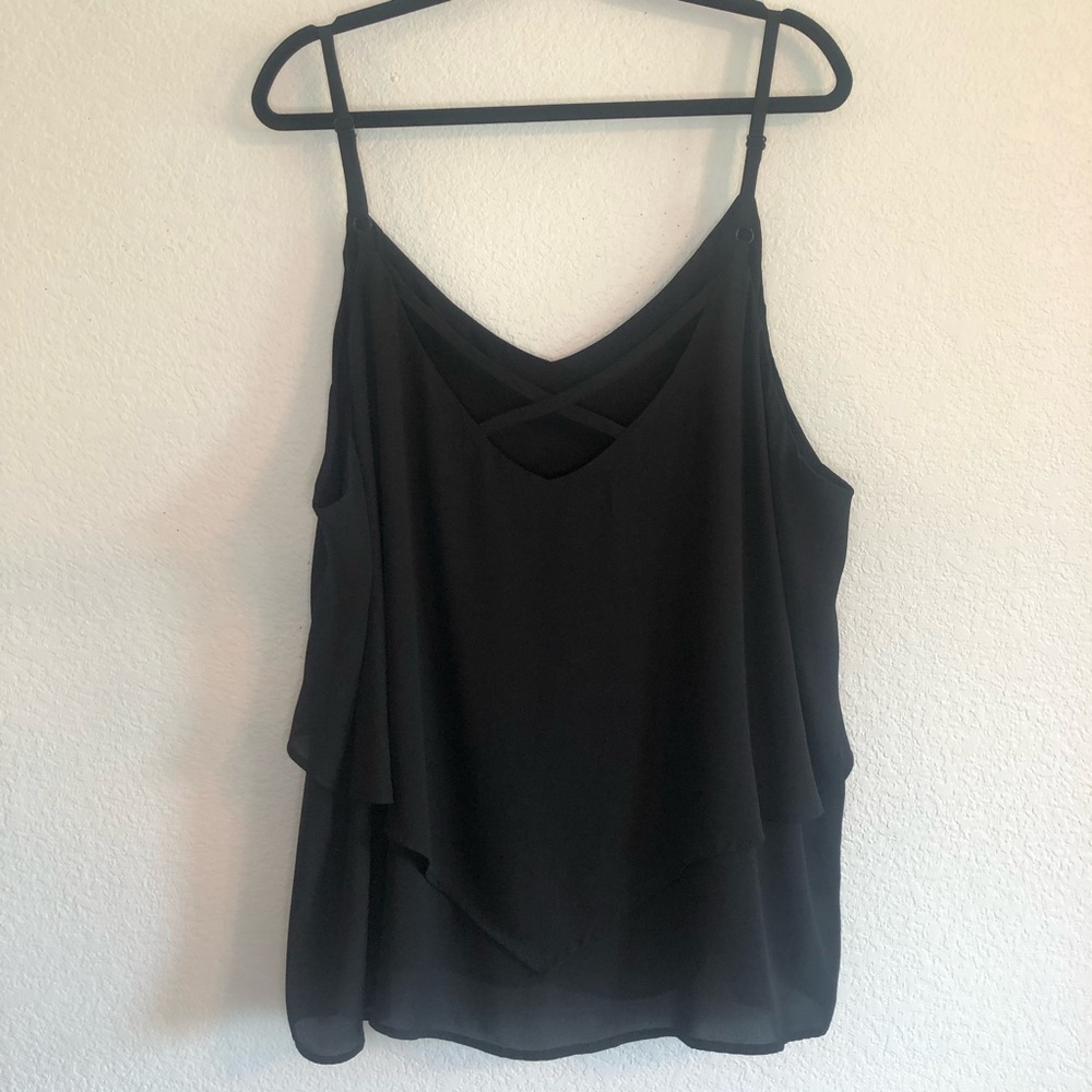 Torrid Tiered Double Layer Criss Cross Back Chiff… - image 4